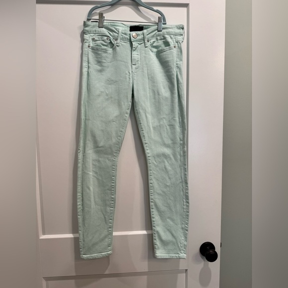 Vince Ankle Skinny Light Mint Jeans 28 - Picture 2 of 10